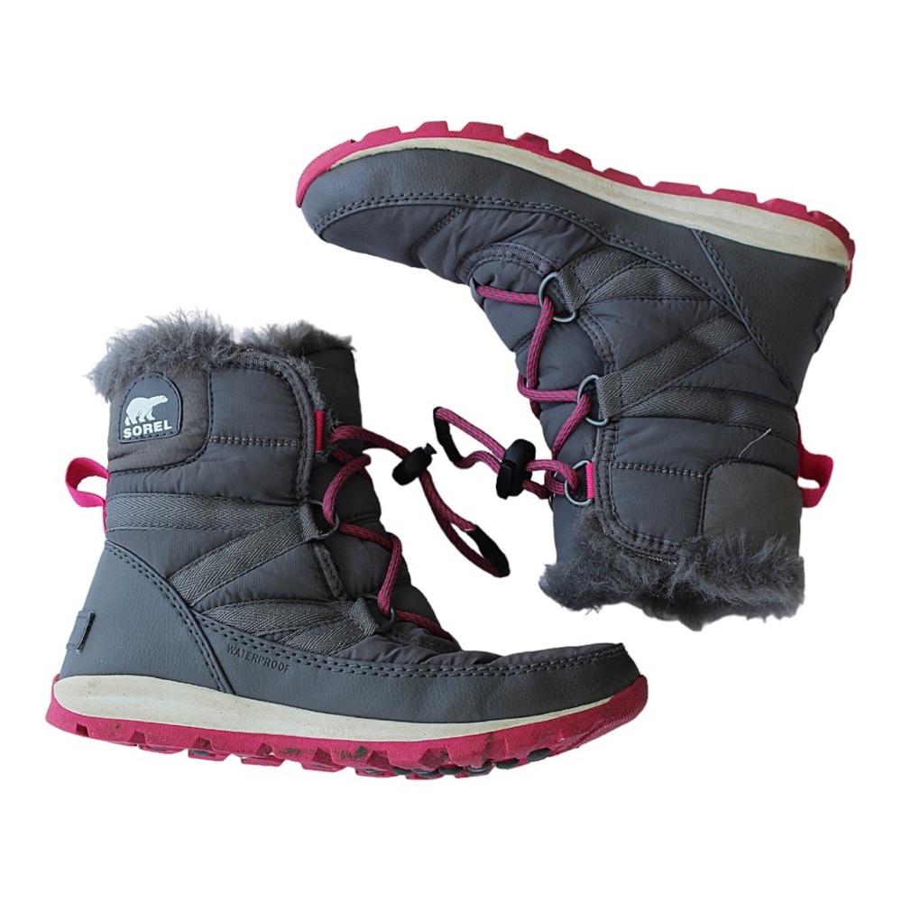 Sorel Kids Boots Gray and Pink